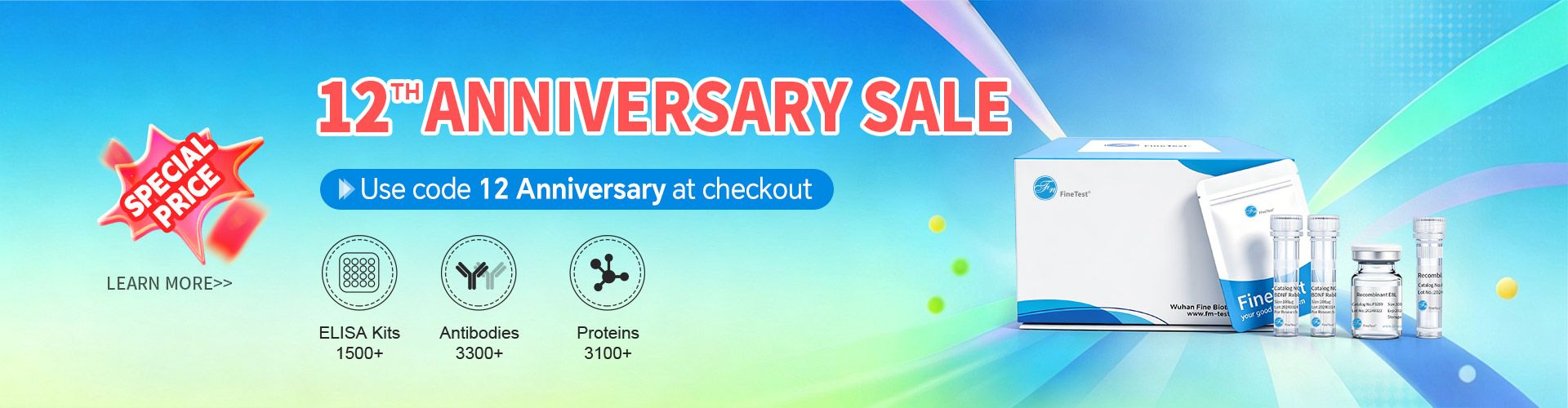 12th Anniversary Sale